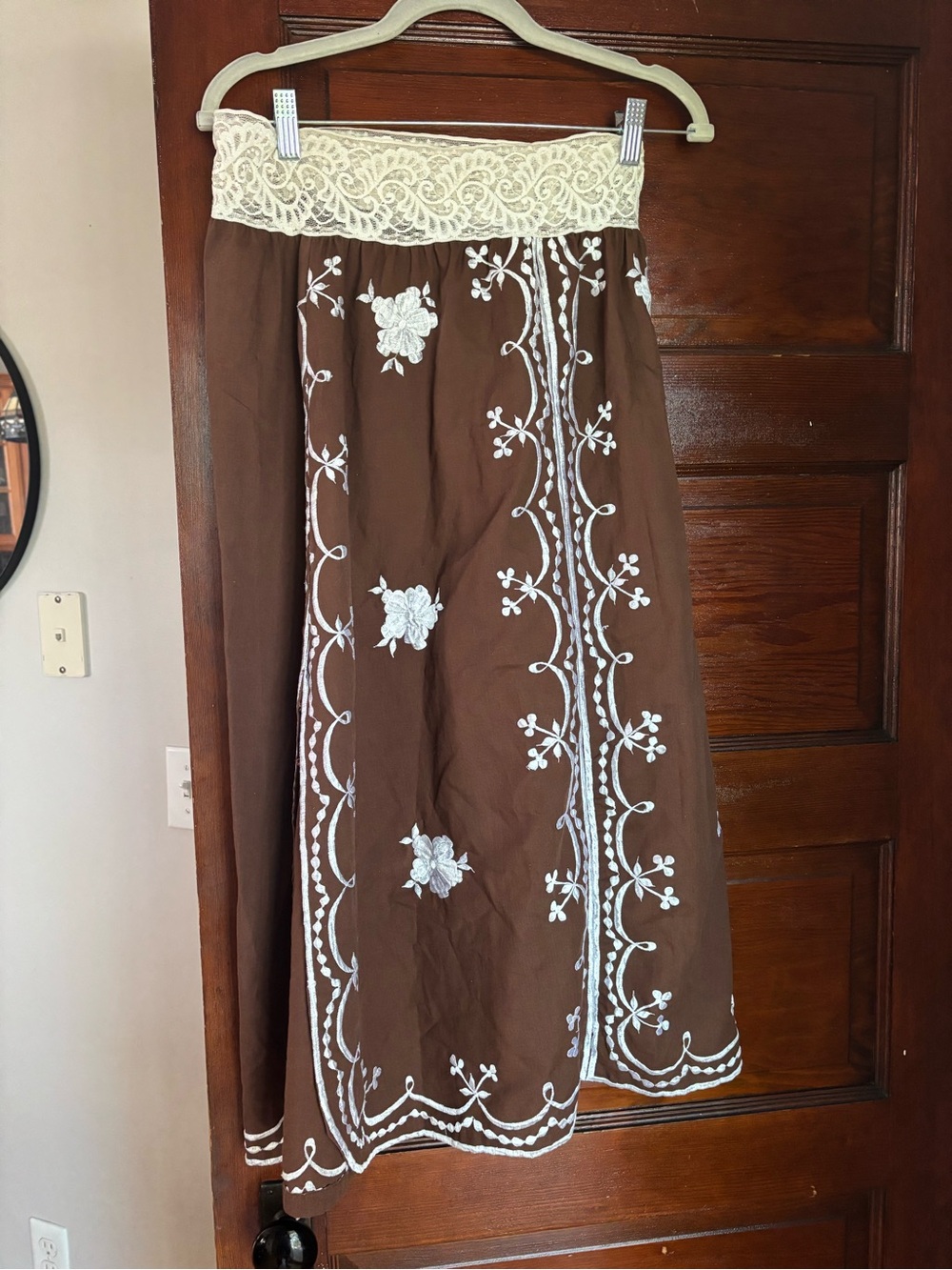 Vintage Western Midi Skirt